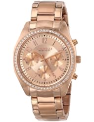 Caravelle New York Womens 44L117 Analog Display Japanese Quartz Rose Gold Watch