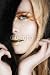 Wallmonkeys Peel and Stick Wall Decals - Blond Beautiful Woman with Long Hair, False Feather Eyelashes - Removable Graphic