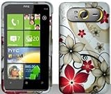 Pretty Flowers Hard Snap On Case Cover Faceplate Protector for HTC HD7 T-Mo ....