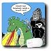 Londons Times Famous People Places Books Cartoons - Godzilla and King Kong - Mouse Pads