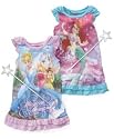 Disney Little Girl Princess & Ariel Nightgowns