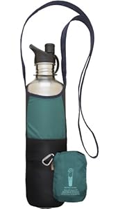 ChicoBag Bottle Sling Bag with Pouch, Glacier, 4.5 x 10-Inch Bag/4.5 x 6-Inch Pouch