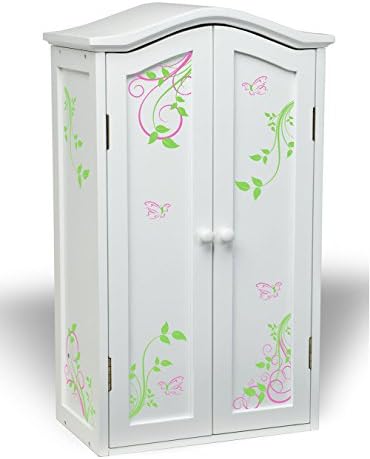 Laurent Doll Armoire Swirling Butterflies Baby Doll