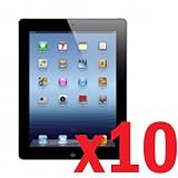 10 Pack iPad 3 Screen Protector for New Apple iPad 9.7 inch Tablet 3rd Generation Includes Microfibre Cleaning Cloth And Application Card