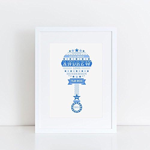 Personalized Baby Rattle Wall Art