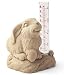 Cast Stone DEW DROPS RAIN GAUGE Bunny Rabbit CANDLE HOLDER Sculpture