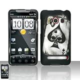 Black Spade Skull Rubberized Snap on Design Case Hard Case Skin Cover Facep ....