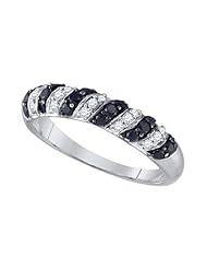 0.51CT BLACK DIAMOND FASHION BAND