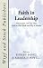 Books : Faith in Leadership: How Leaders Live Out Their Faith in Their Work - And Why It Matters