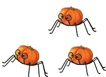 Tag Wrought Iron Pumpkin Stand, Small, Set of 6, 2.75" Tall x 6" Diameter