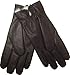 Bon Bonito Men's Rabbit Fur Lined Genuine Soft Black or Brown Leather Gloves