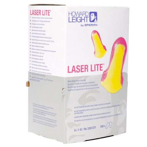 Howard Leight LL-1-D  Laser Lite Uncorded Earplugs, Bulk Pack (500 Pairs/Box) On Sale