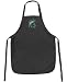 Michigan State University Apron NCAA College Logo Black MSU Spartans Logo TOP RATED for Grilling, Barbecue, Kitchen and Cooking Best Unique Gifts for a Man, Men, HIM HER Women, Ladies. GIFT IDEA!