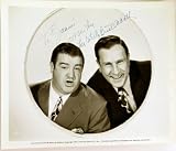 Abbott & Costello Signed Vintage 1944 B&W Photo - Bud Abbot & Lou Costello - Inscribed - Very Rare - Highly Collectible