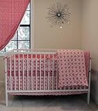 Tea Rose Flowers/Stripes - Stokke Reversible 5 PC Crib to Toddler Set