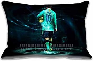 Best Design Messi Best Player Barcelona Team Decorative Pillow Covers Set , funny Pillow Cases for Bedding Office Car Fantasy Decoration Pillows Case Art
