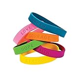 24 Inspirational Sayings Bracelets(Assorted Colors) thumbnail