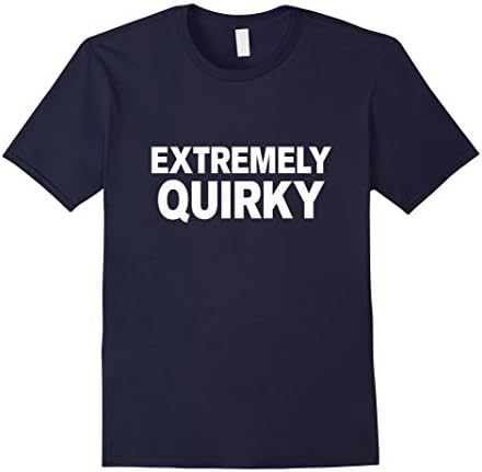 Men's Extremely Quirky t-shirt  Large Navy