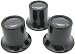 3 PACK OF 10X BLACK PLASTIC EYE LOUPES