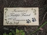 Pet Memory Stone In Memorial Faithful Friend
