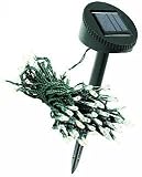 Solar LED-Lichterkette McShine mit 100 LEDs, ca. 15m Gesamtlänge