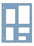 Eigenschaften KnorrPrandell 04800-4853 / Gütermann / KnorrPrandell 2407053 - Fiskars Schablone Rechtecke