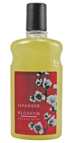 Bath & Body Works Original Japanese Cherry Blossom Pleasures Collection Bubble Bath 10 fl oz