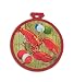 Nautical Buoys and Red Lobster Shack Round Potholder