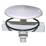 Lasco 03-1455 White Plastic Sink Hole Cover 1-3/4-Inch with Wing Nut