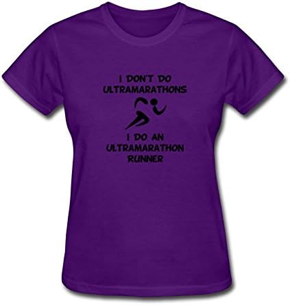 LdsDavidson Do Ultramarathon Runner DIY Print For Women's T Shirt Purple Xxx-large