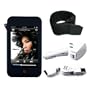 (7 Color Options) 5 in 1 iPod Touch 8gb, 16gb, 32gb, 64gb 2nd Gen, 3rd Gen silicone case package + home / car charger, USB cable, armband, screen protector