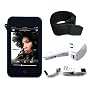(7 Color Options) iPod Touch 3rd Gen skin case package + home / car charger, USB cable, armband, iPod Touch 3rd Generation skin case 3G and screen protector