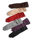 Lauren by Ralph Lauren Cashmere-Blend Ruched Long Glove