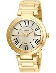 Freelook Unisex HA1134GM-3A Cortina Roman Numeral Gold Watch