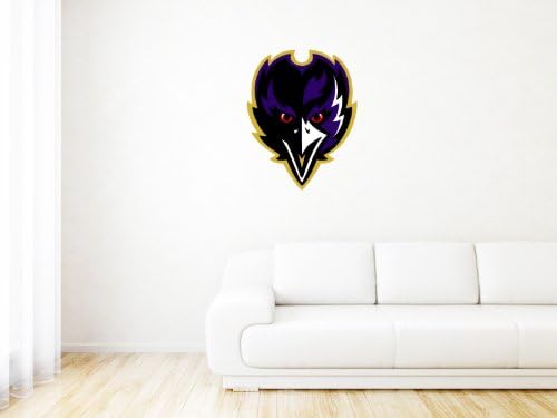 Baltimore Ravens NFL Logo Wall Graphic Decal Sticker (20" x 25")