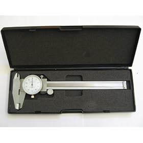 Click here to buy 6 DIAL CALIPER - Stainless Steel Construction Shock Proof by hobbytoolsupply.
