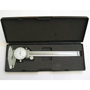 6 Dial Caliper SAE Only in Plastic Box by Unknown