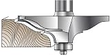 MLCS Classical Ogee Table Edge Router Bit 1/2