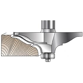 MLCS Classical Ogee Table Edge Router Bit 1/2" Shank
