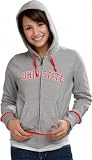 Ohio State Buckeyes Women's Nike Heather Grey Classic Full Zip Hoodie
