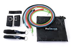 ProSource Set of 4 Premium Stackable Latex Exercise Resistance Bands