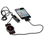 EVOPower LCD Stereo FM Radio Transmitter Charger Car Kit For iPhone 4, 4S, 4G, 3GS 3G / iPod Touch Nano (Made for iPod iPhone / Licensed by Apple)