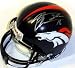 Jake Plummer Autographed/Hand Signed Denver Broncos Replica Mini Helmet with ''Snake'' inscription