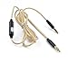 Einskey IP888 Professional Series Wired Studio Monitor Headphones with Tangle-Free Detachable Cable (Gold)