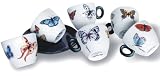 Produkt-Bild: Design-Espressotassen 'Butterflies', 6 St&uuml;ck [limitiert]