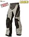 Xelement Advanced Black and Silver Tri-Tex Fabric Motorcycle Pants with Level-3 Advanced Armor