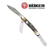 Boker Jigged Stag Folding Knife Stockman