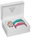Guess 3 Piece Box Set Floral Dial Women's Watch #U95136L1