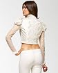 Cropped Puff Sleeve Jacket Product Image