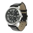 Geneva Platinum Mens Simulated Leather Watch